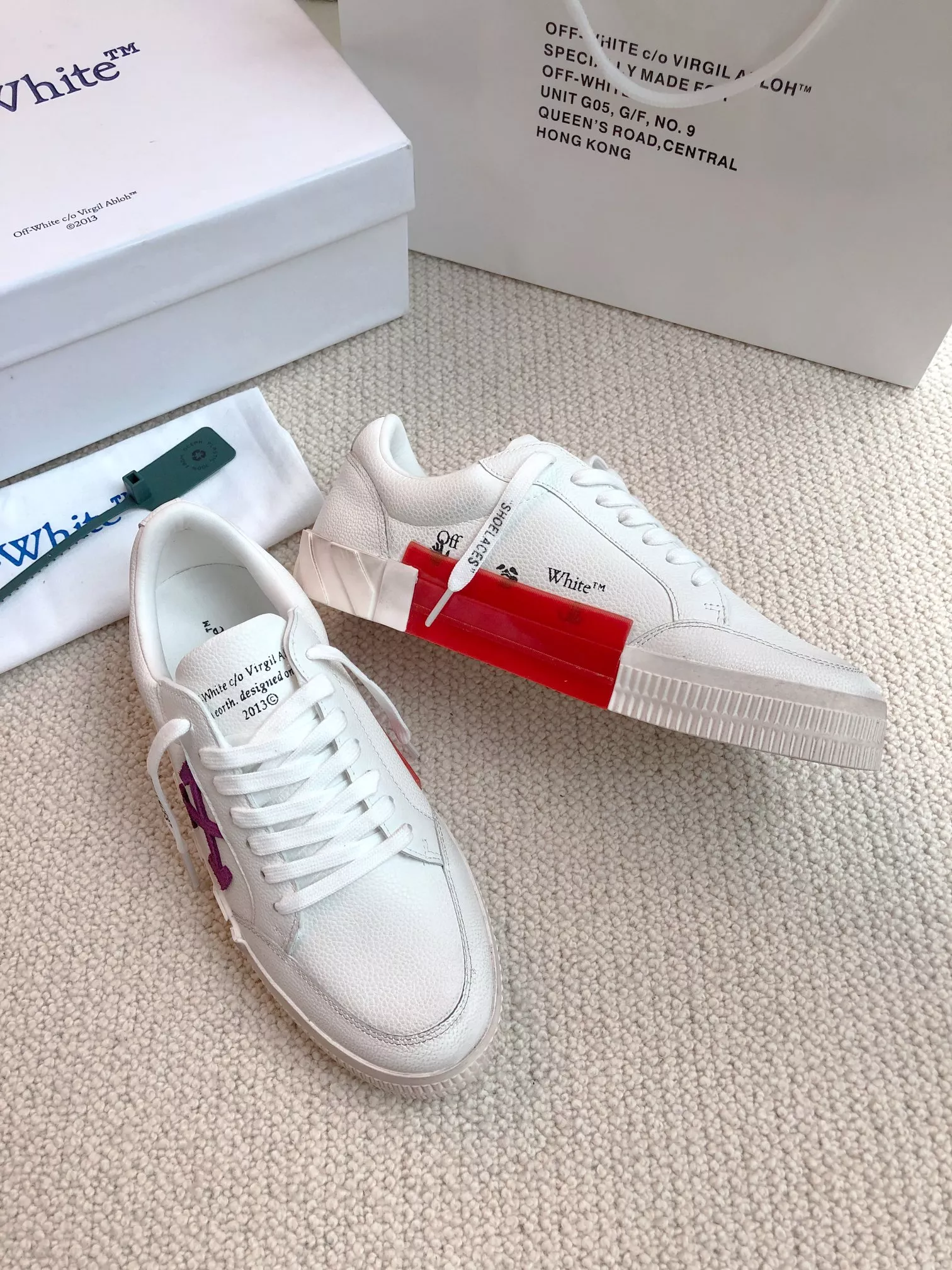 Off-White Casual Shoes For Men Elegant 1003