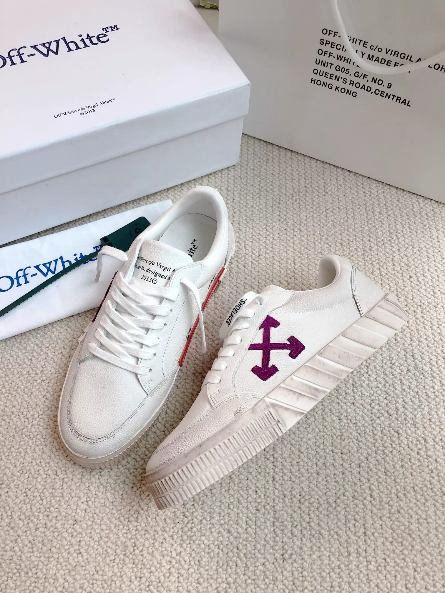 Off-White Casual Shoes For Men Elegant 1003