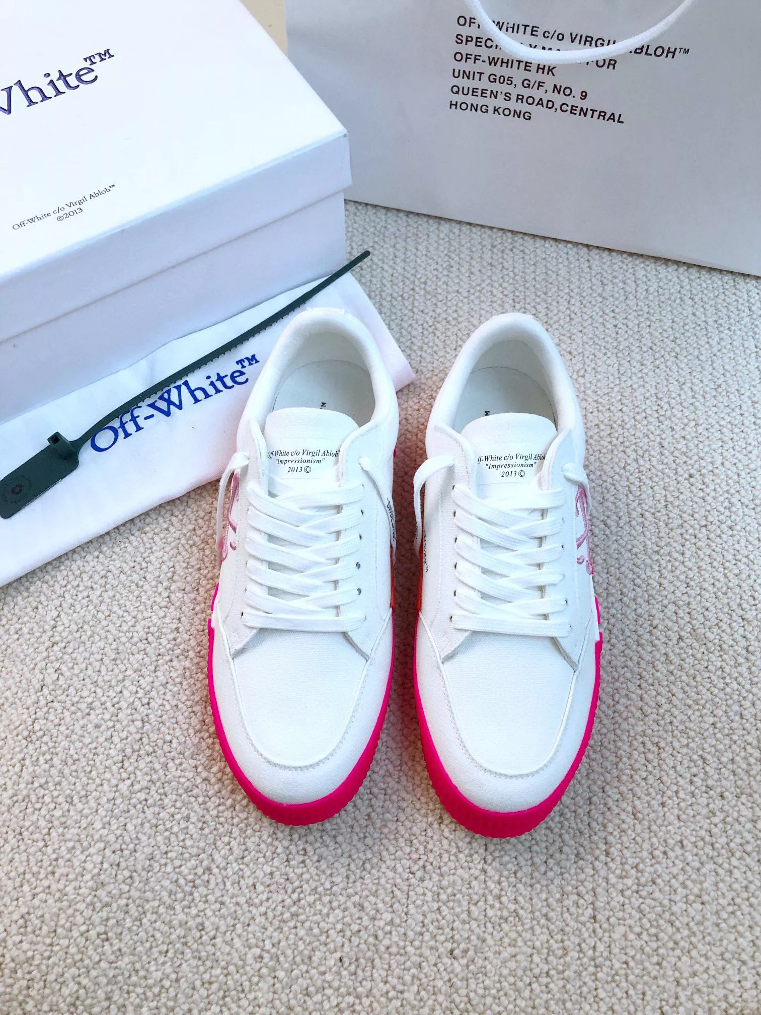 Off-White Casual Shoes For Women Versatile 4133