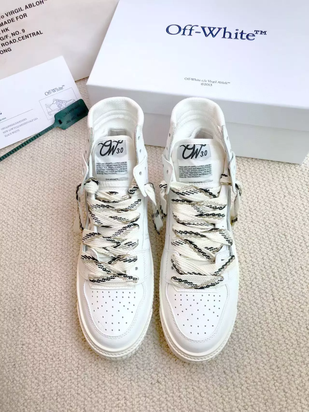 Off-White High Tops Shoes For Men Durable 8111
