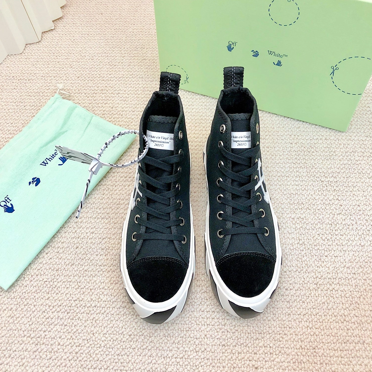 Off-White High Tops Shoes For Men Reliable 9663