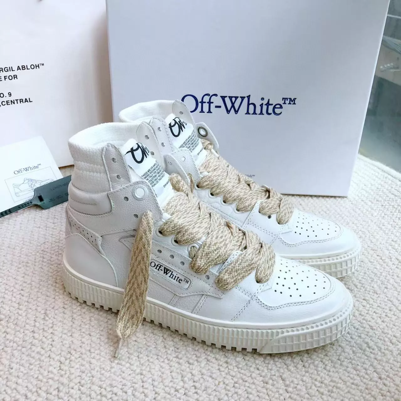 Off-White High Tops Shoes For Men Resilient 3553