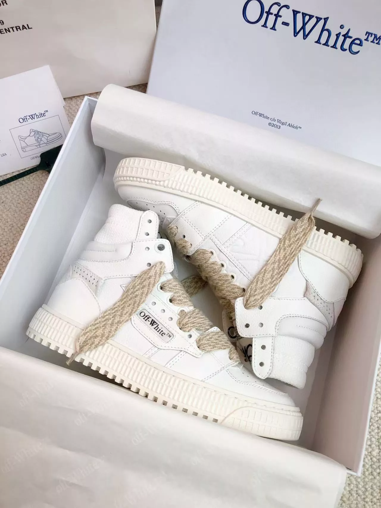 Off-White High Tops Shoes For Men Resilient 3553