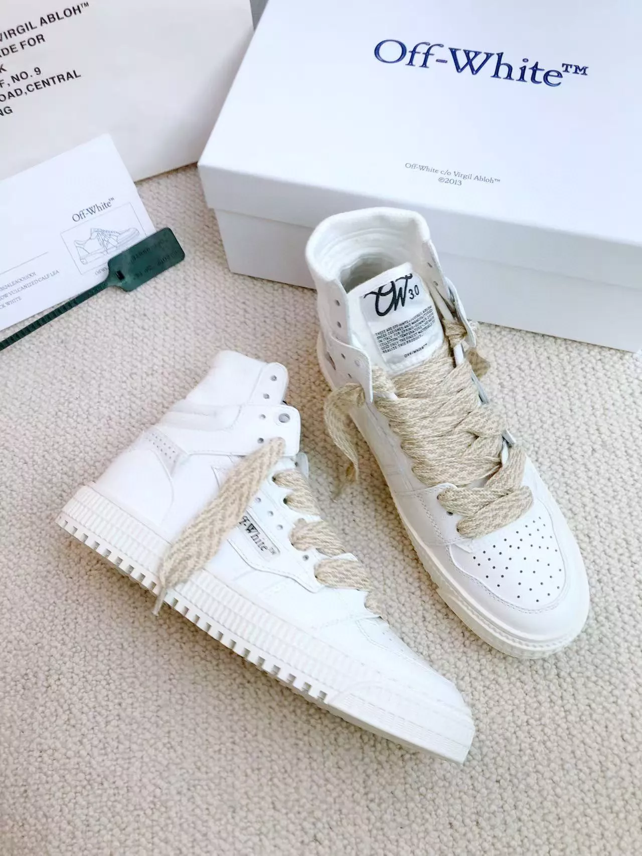 Off-White High Tops Shoes For Men Resilient 3553