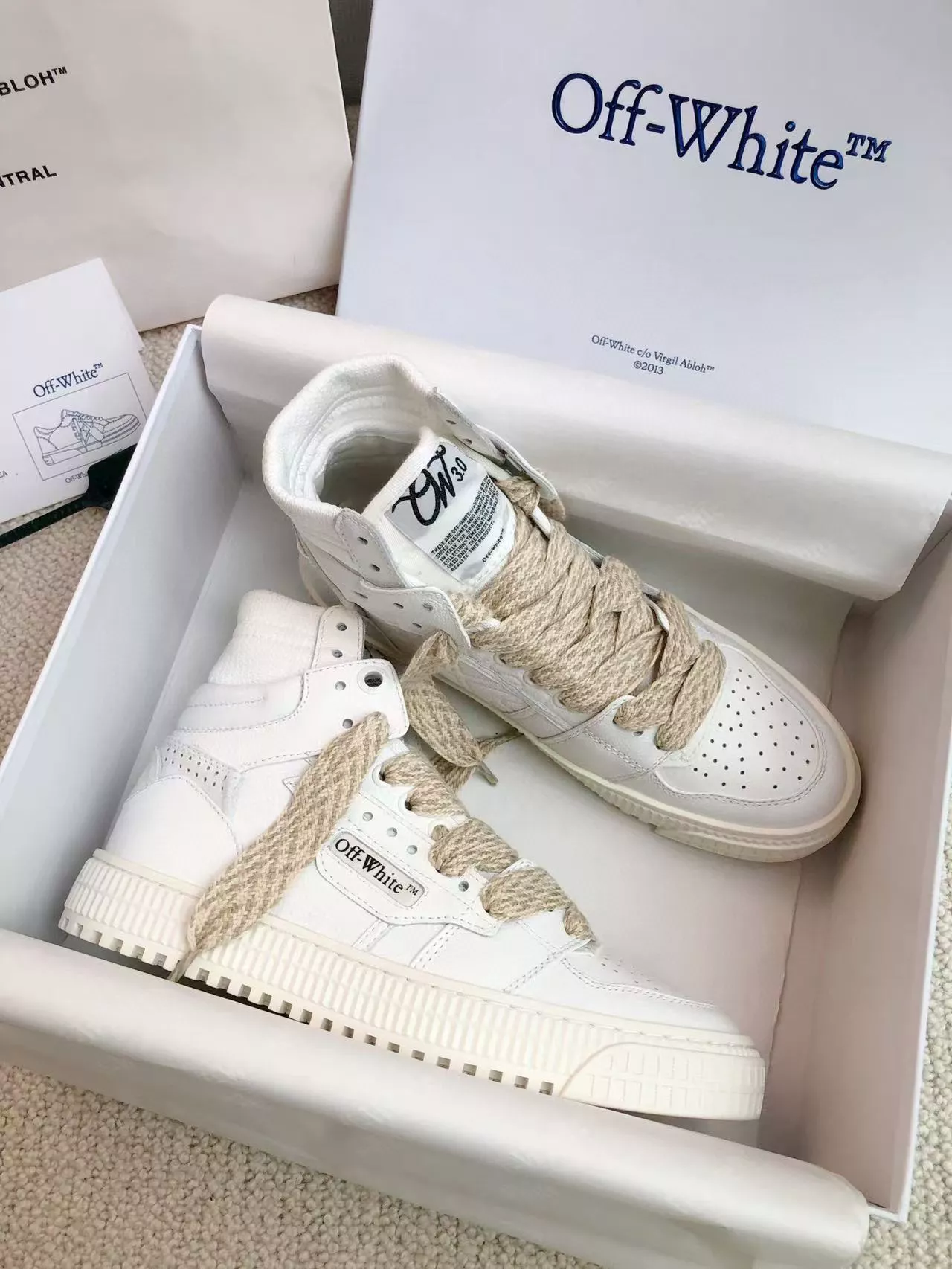 Off-White High Tops Shoes For Men Resilient 3553
