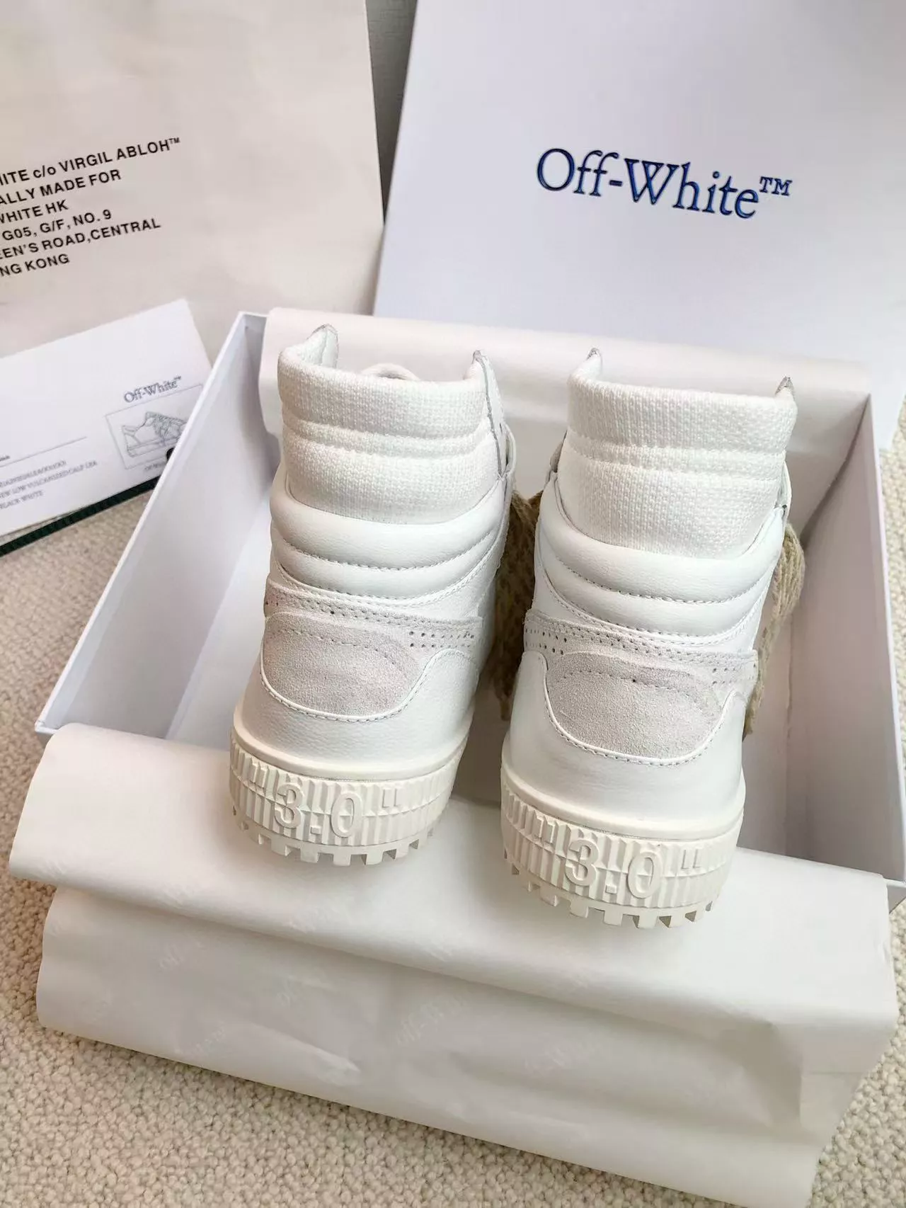 Off-White High Tops Shoes For Men Resilient 3553