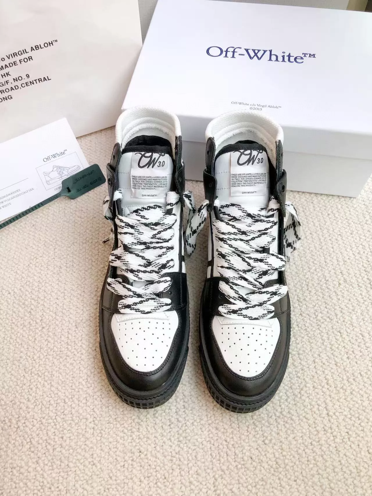 Off-White High Tops Shoes For Men Soft 5372