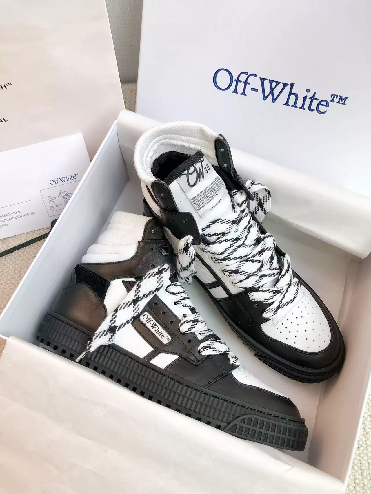 Off-White High Tops Shoes For Men Soft 5372