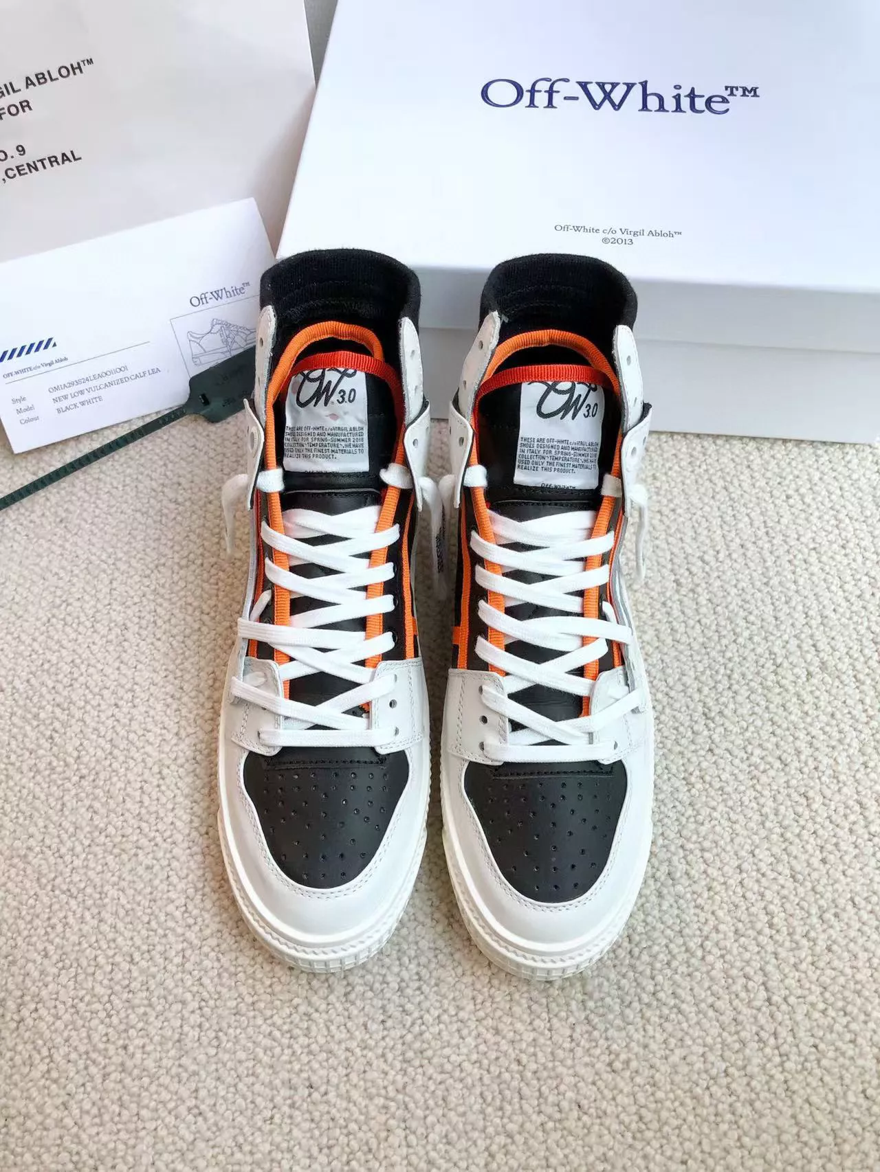Off-White High Tops Shoes For Men Unique 7972