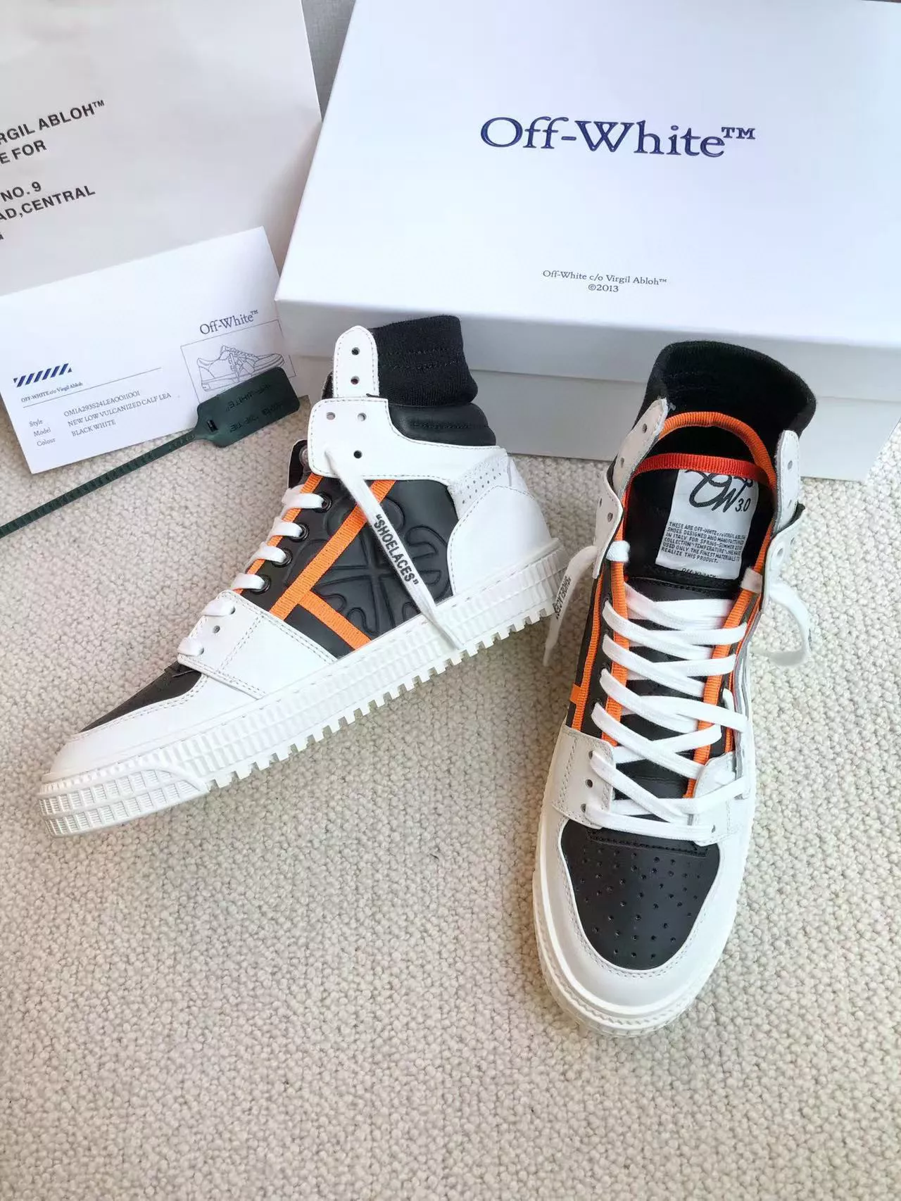 Off-White High Tops Shoes For Men Unique 7972