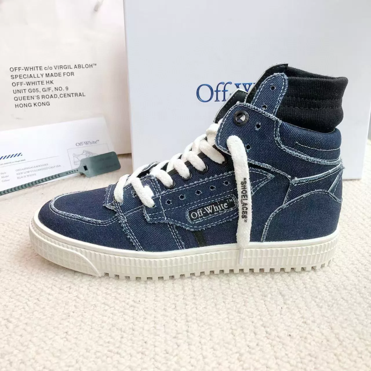 Off-White High Tops Shoes For Women Refined 5484