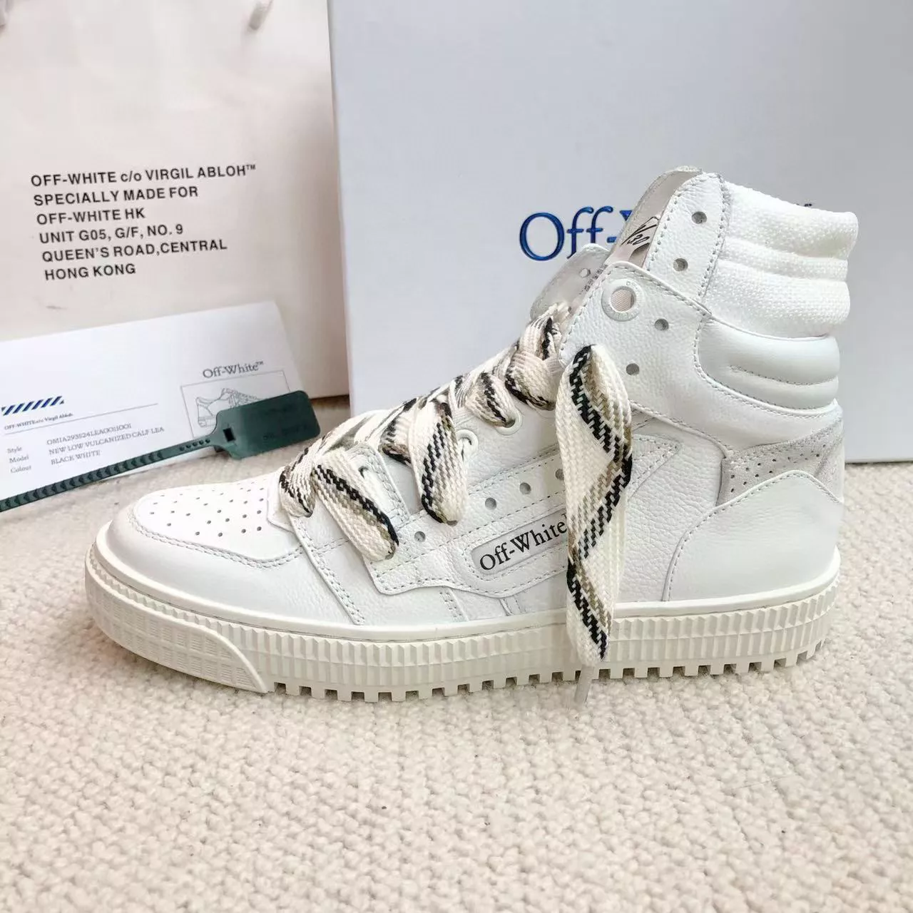 Off-White High Tops Shoes For Women Soft 6464