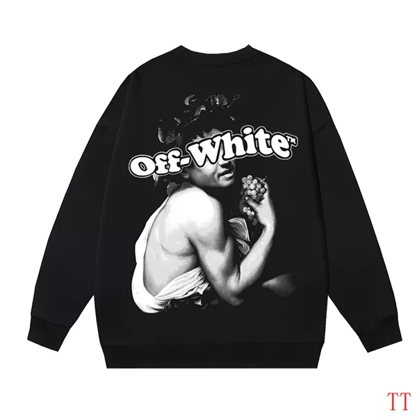 Off-White Hoodies Long Sleeved For Unisex Comfortable 2215