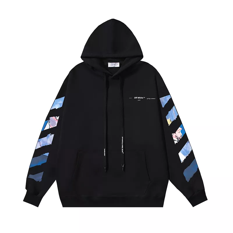 Off-White Hoodies Long Sleeved For Unisex DailyWear 6723