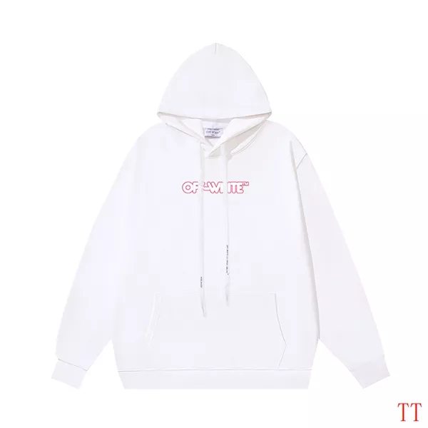 Off-White Hoodies Long Sleeved For Unisex Durable 1330