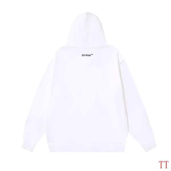 Off-White Hoodies Long Sleeved For Unisex Durable 1330