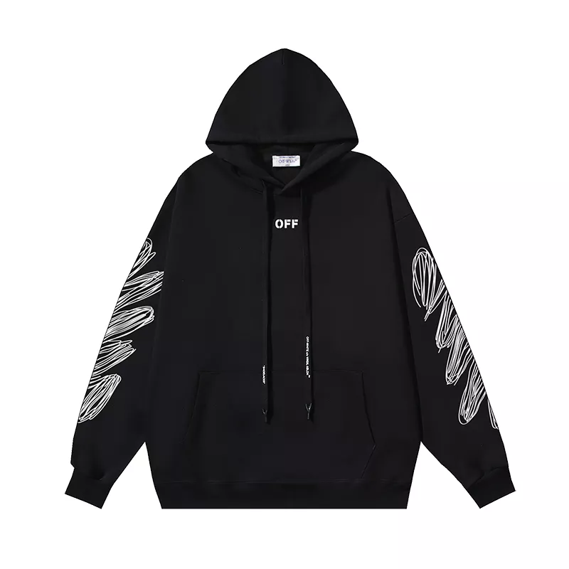 Off-White Hoodies Long Sleeved For Unisex Functional 3479