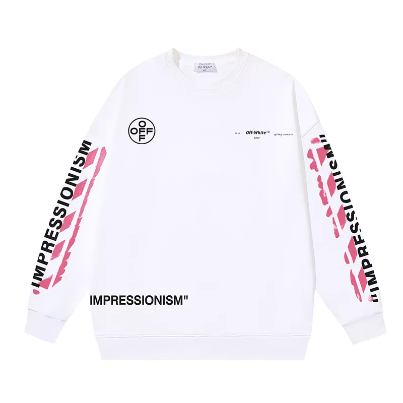 Off-White Hoodies Long Sleeved For Unisex Minimalist 8870