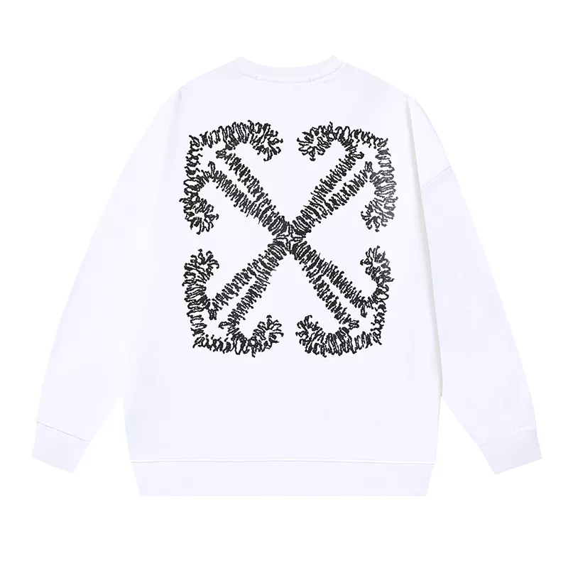 Off-White Hoodies Long Sleeved For Unisex Soft 8484