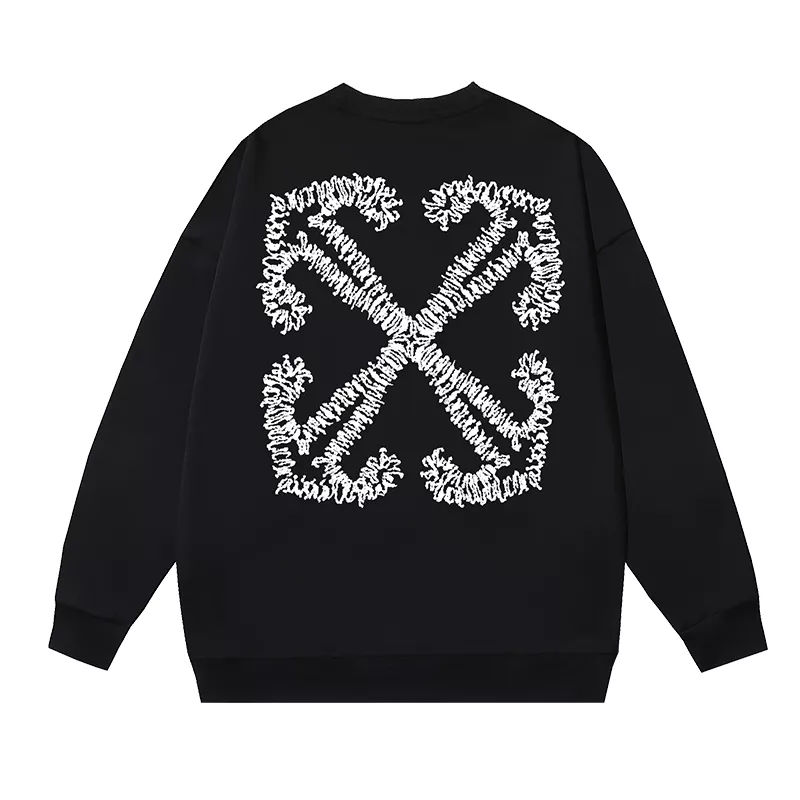 Off-White Hoodies Long Sleeved For Unisex Timeless 5439