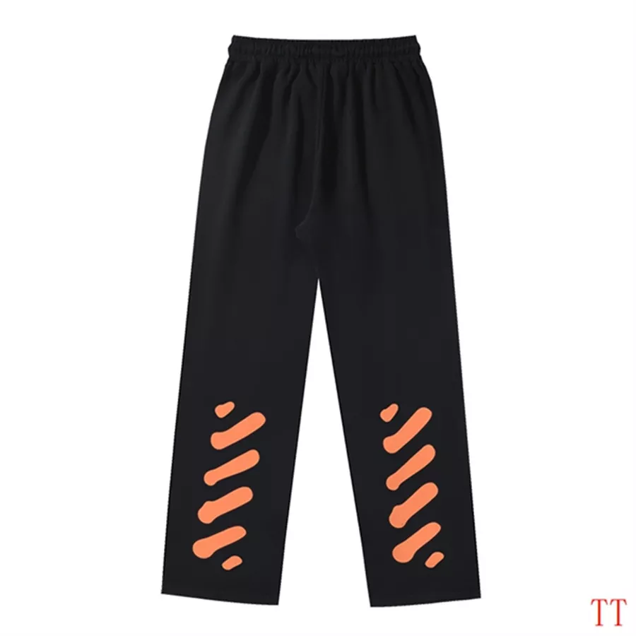 Off-White Pants For Unisex DailyWear 8567