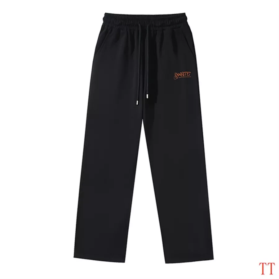 Off-White Pants For Unisex DailyWear 8567