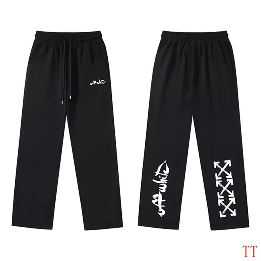 Off-White Pants For Unisex Durable 5287
