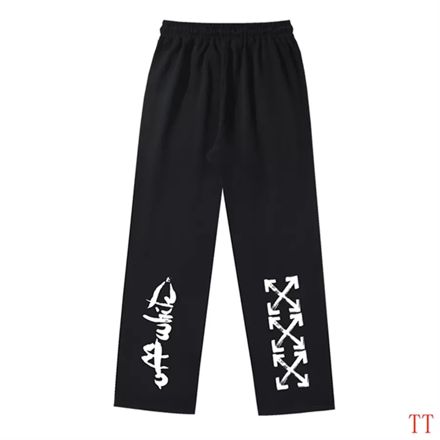 Off-White Pants For Unisex Durable 5287