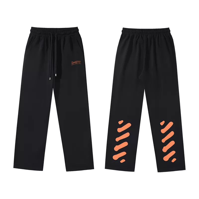 Off-White Pants For Unisex Flexible 9699