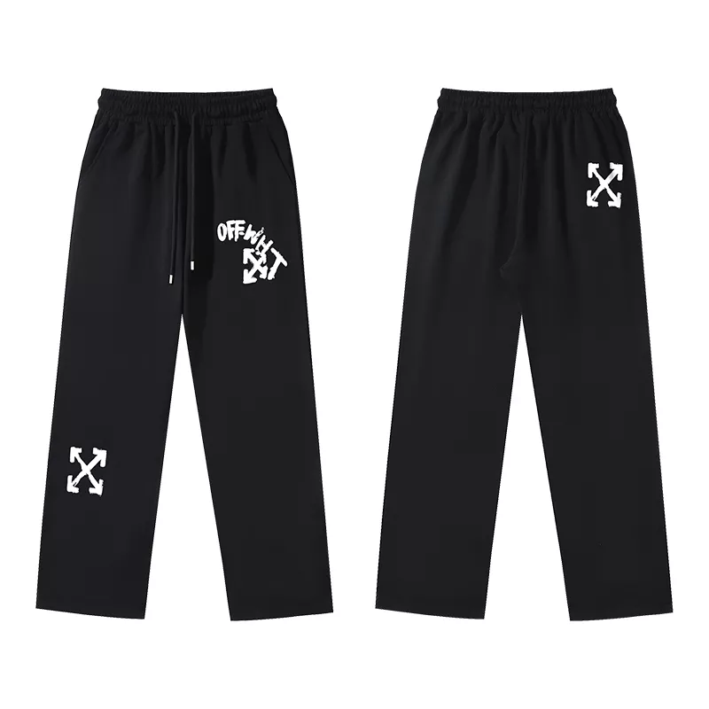 Off-White Pants For Unisex ModernLook 5825
