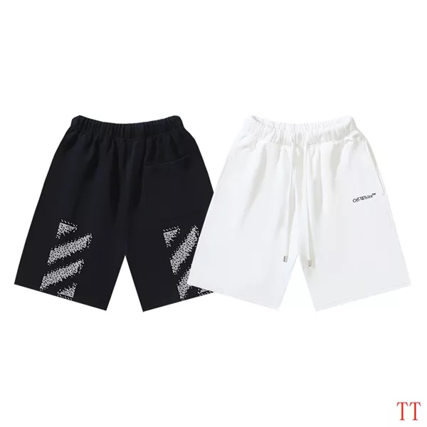 Off-White Pants For Unisex Trendy 3037