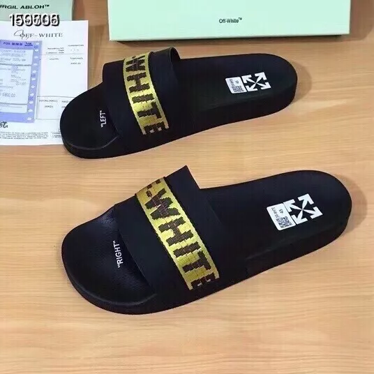 Off-White Slippers For Men Bold 4440