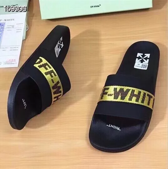 Off-White Slippers For Men Bold 4440
