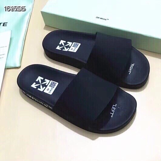 Off-White Slippers For Men Fashionable 409