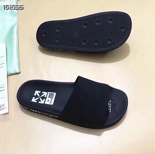 Off-White Slippers For Men Fashionable 409
