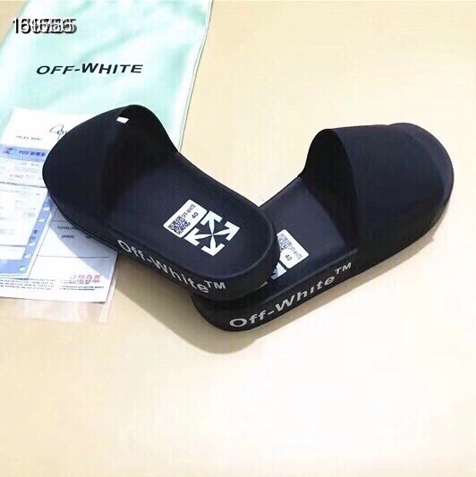 Off-White Slippers For Men Fashionable 409