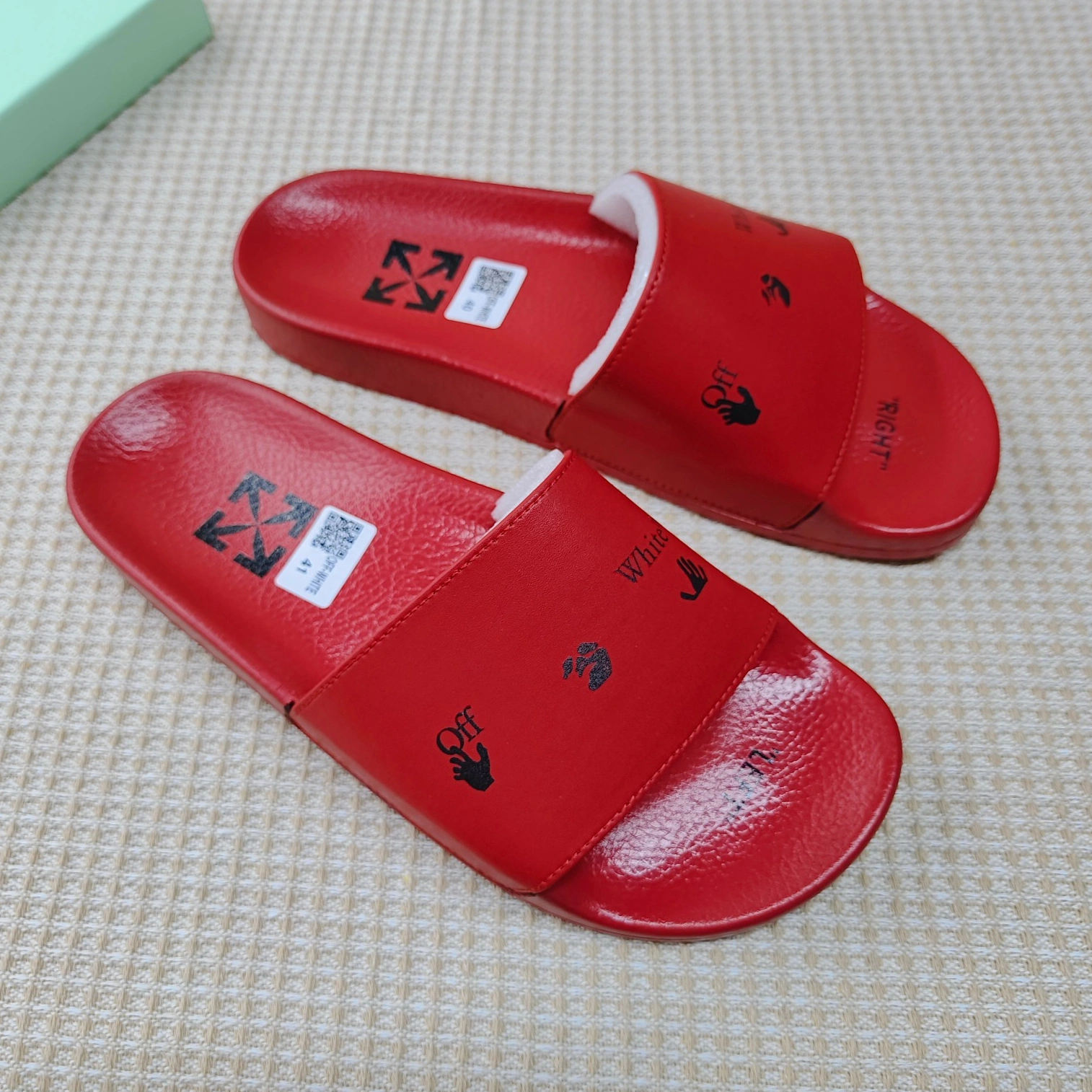 Off-White Slippers For Men Lightweight 3830