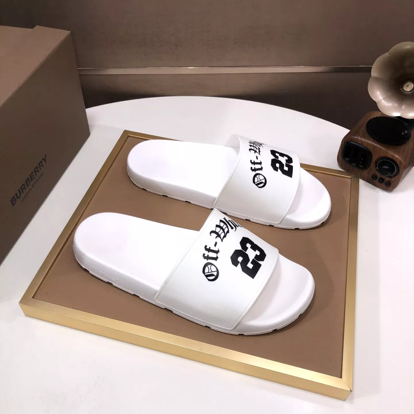 Off-White Slippers For Men SmartChoice 1621