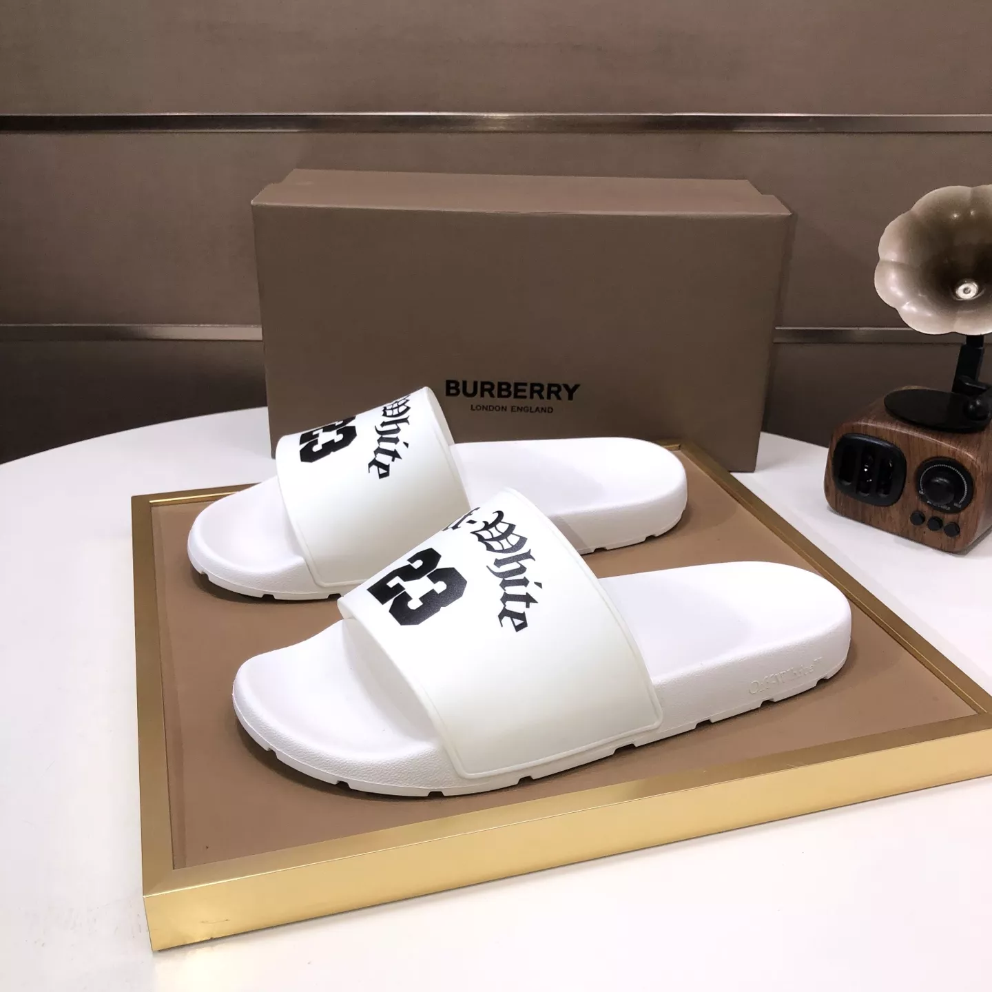 Off-White Slippers For Men SmartChoice 1621