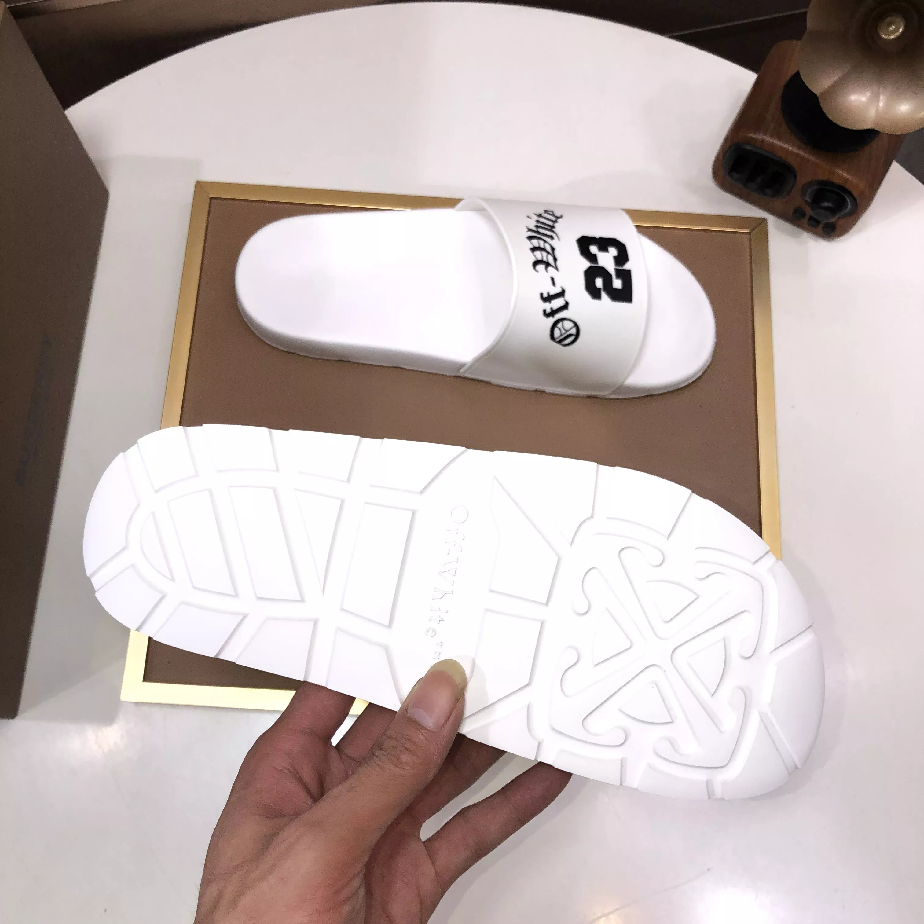 Off-White Slippers For Men SmartChoice 1621