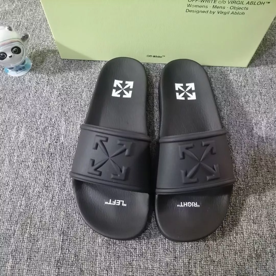 Off-White Slippers For Men Trendy 4906