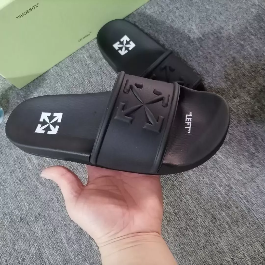 Off-White Slippers For Men Trendy 4906