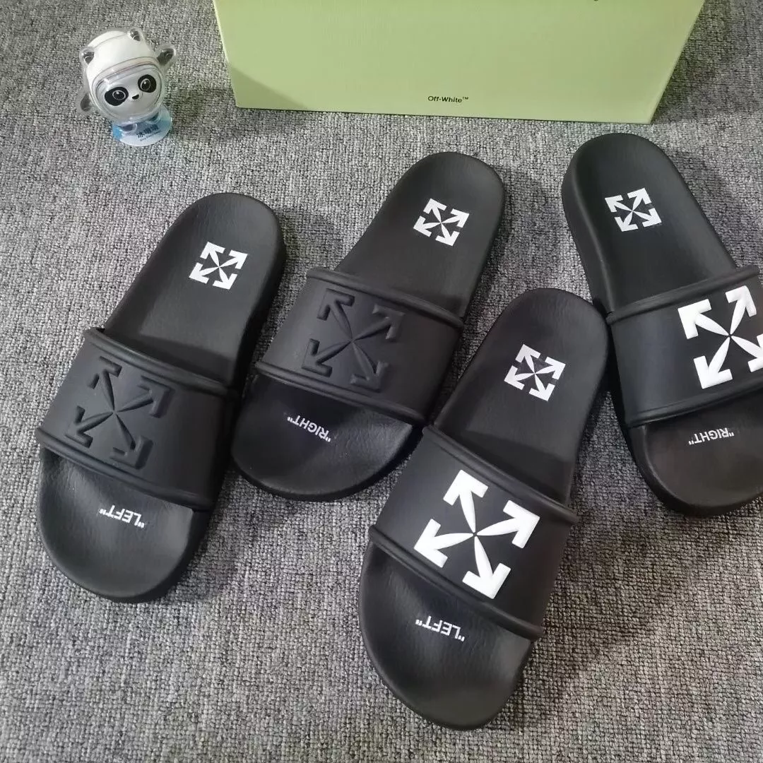 Off-White Slippers For Men Trendy 4906