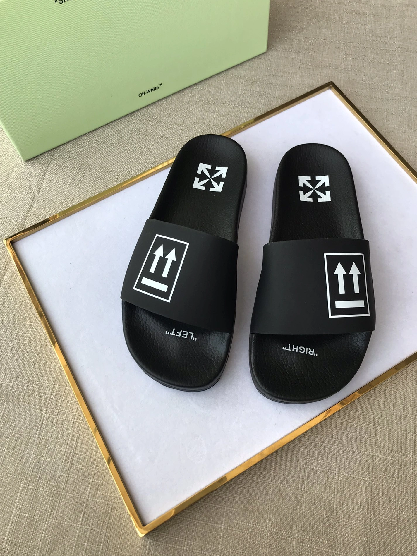 Off-White Slippers For Men UrbanStyle 9701