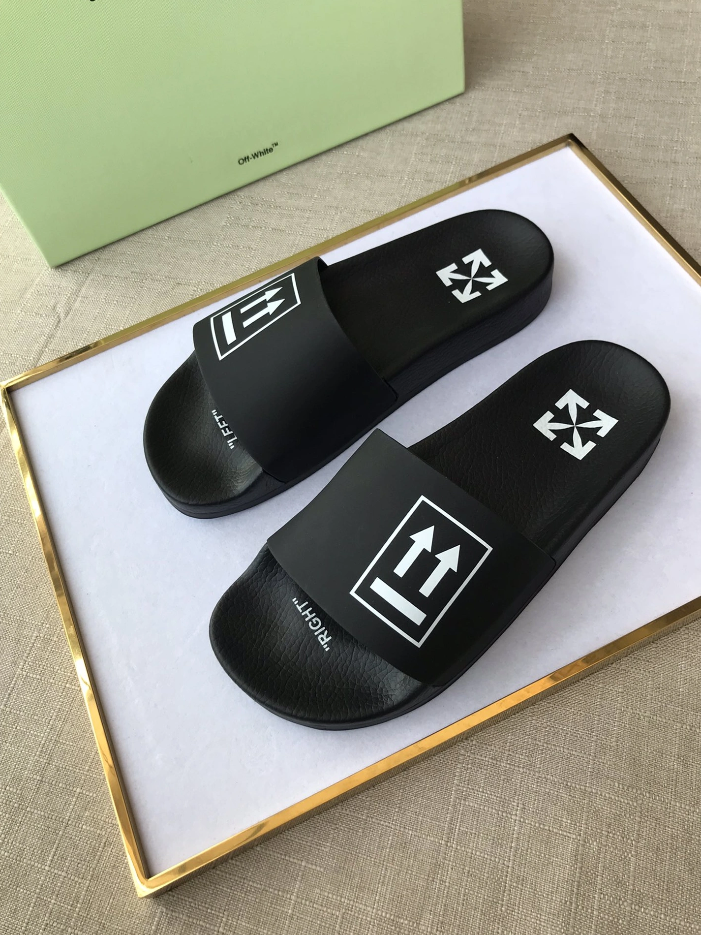 Off-White Slippers For Men UrbanStyle 9701