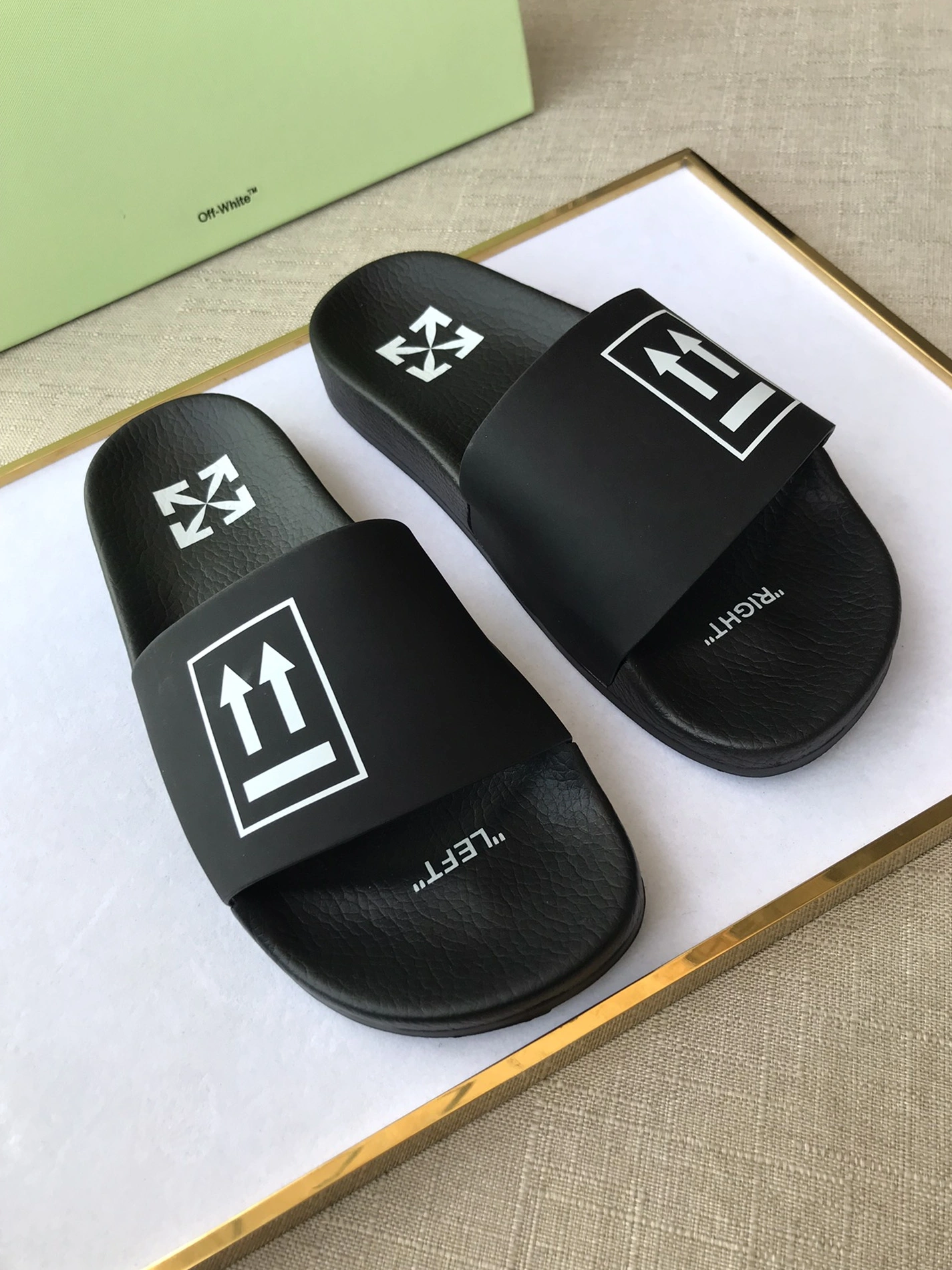 Off-White Slippers For Men UrbanStyle 9701