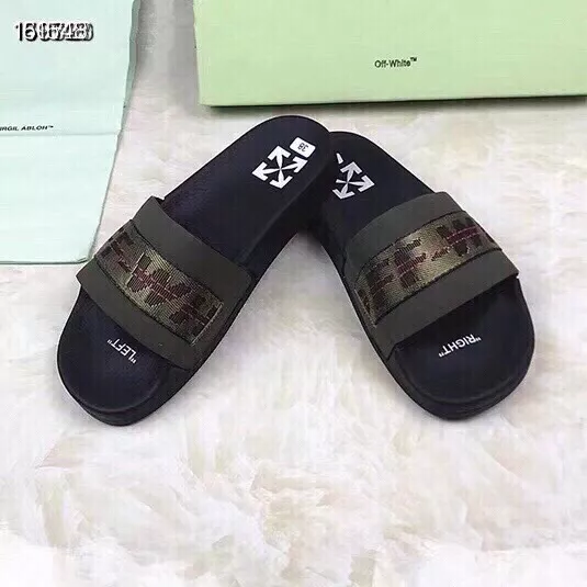 Off-White Slippers For Men Versatile 3250