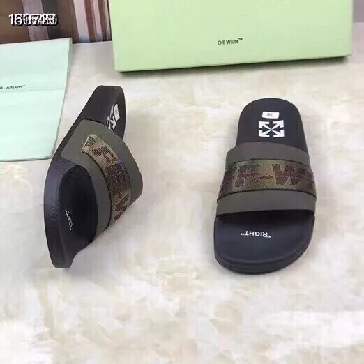 Off-White Slippers For Men Versatile 3250