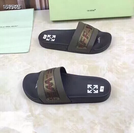 Off-White Slippers For Men Versatile 3250