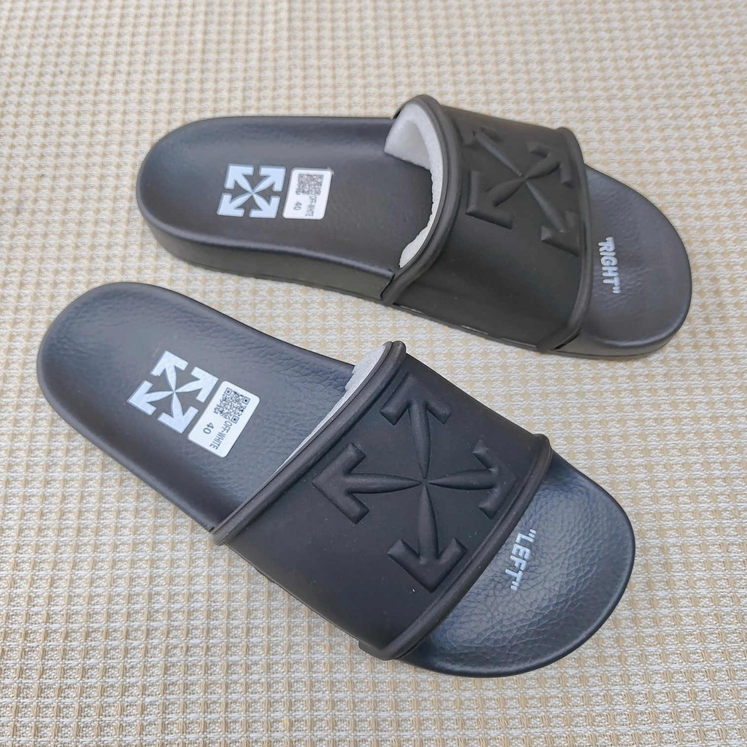 Off-White Slippers For Women Bold 6213
